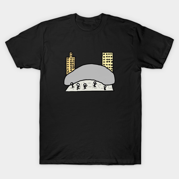 Chicago Bean T-Shirt by Mark Ewbie